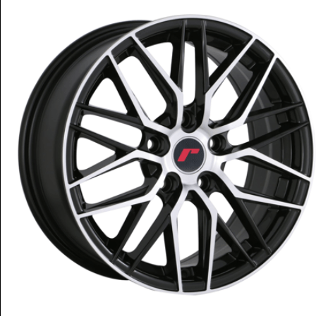 AUDI Style IW06 6.5×16 5×100 ET38 Black Face Machined