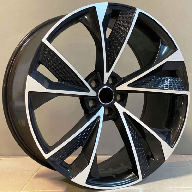 AUDI Style 1566 8.5×19 5×112 ET40 black face Machined